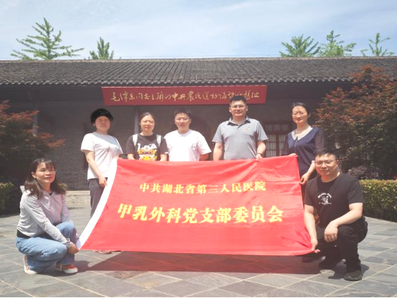 傳承紅色基因 踐行醫(yī)者初心——湖北省第三人民醫(yī)院甲乳外科黨支部赴農(nóng)講所舊址開展主題黨日活動